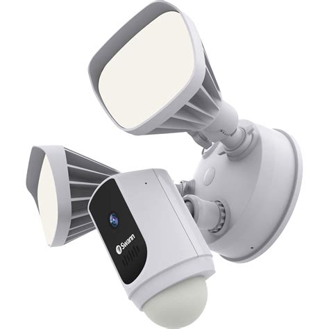 Find helpful customer reviews and review ratings for Swann Wi-Fi 1080p Waterproof Motion Activated FloodLight Camera with Night Vision, Heat Sensing, 2-Way Talk, Dimmable 2500 Lumens, Wide 125 Degree Viewing, Free Cloud &amp; Local Recording. . Swann floodlight security camera